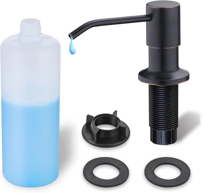 Kitchen Sink Soap Dispenser, WEWE Built in Soap Dispenser Kitchen Countertop by WEWE
