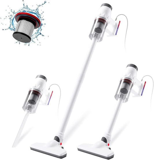 Corded Vacuum Cleaner, Handheld 5-in-1 Stick Lightweight Vacuum Broom Car Vacuum by Makethehomemorebeautiful