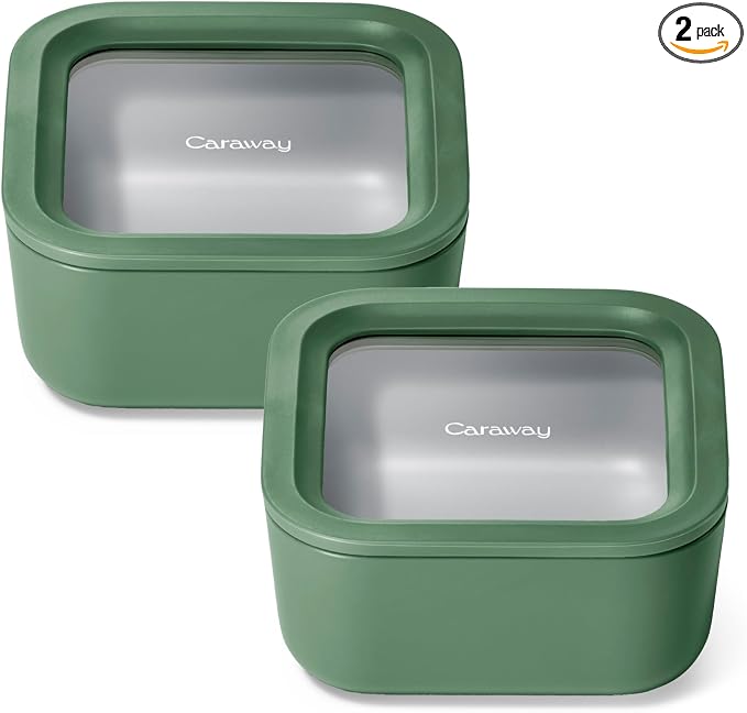 Caraway 2pc Glass Food Storage Set by Caraway