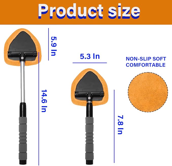 Windshield Cleaning Tool, Car Window Cleaner - Image 2
