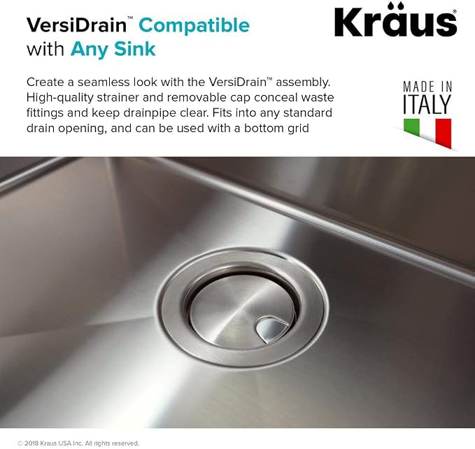KRAUS CapPro Removable Decorative Drain Cover - Image 6