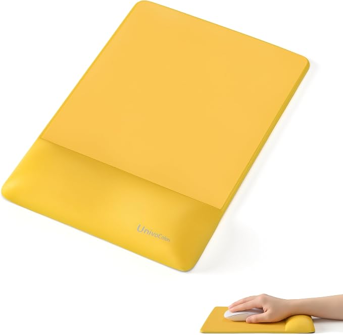 univo colors Design-Wave Wrist Rest Mouce Pad, PE Mouse Sliding by UnivoColors