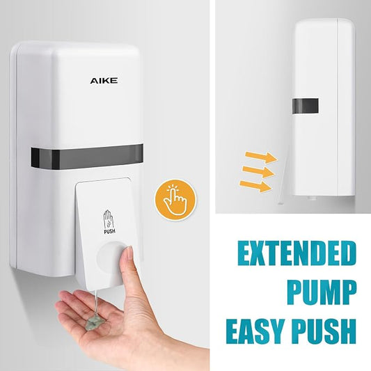 AIKE Wall Mount Liquid Soap Dispenser, 27oz Large Capacity - Image 2