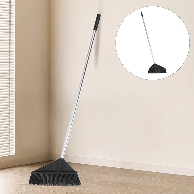 Veemoon Heavy Duty Stiff Bristle Outdoor Broom - Image 7