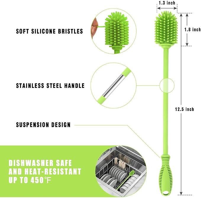 Silicone Bottle Cleaning Brush - Image 4