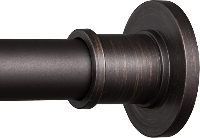 BRIOFOX Industrial Shower Curtain Rod by BRIOFOX