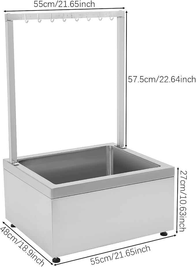 Stainless Steel Floor Mop Sink, Mop Service Basin Sink - Image 6
