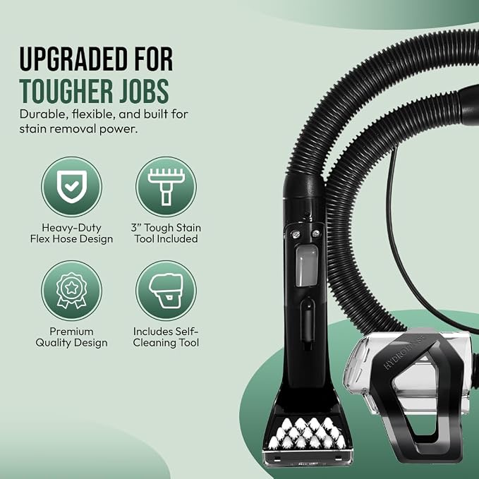 Flexible Replacement Hose with 3" Tough Stain Brush & Self-Cleaning Tool - Image 2