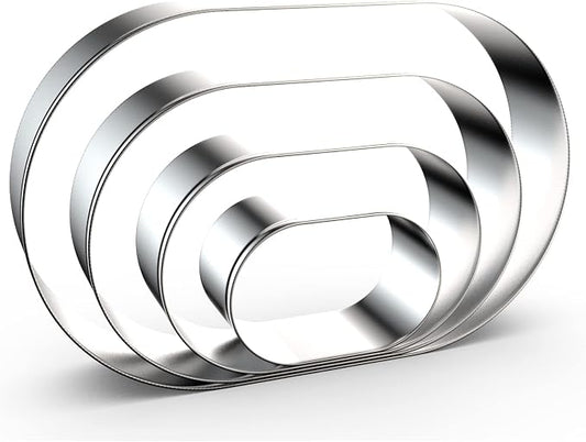 Pill Capsule Long Oval Cookie Cutters by QAAQS