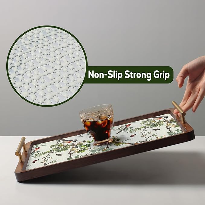 Shelf Liner for Kitchen Cabinets Non-Adhesive, Cabinet Liner for Shelves Non - Image 2