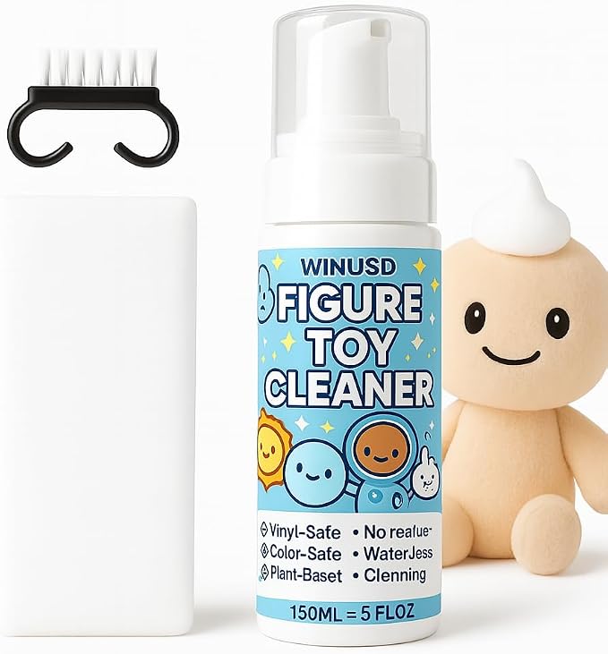 Figure & Plush Toy Cleaner - 5oz Foam Spray by WINUSDAstronautDecor-US