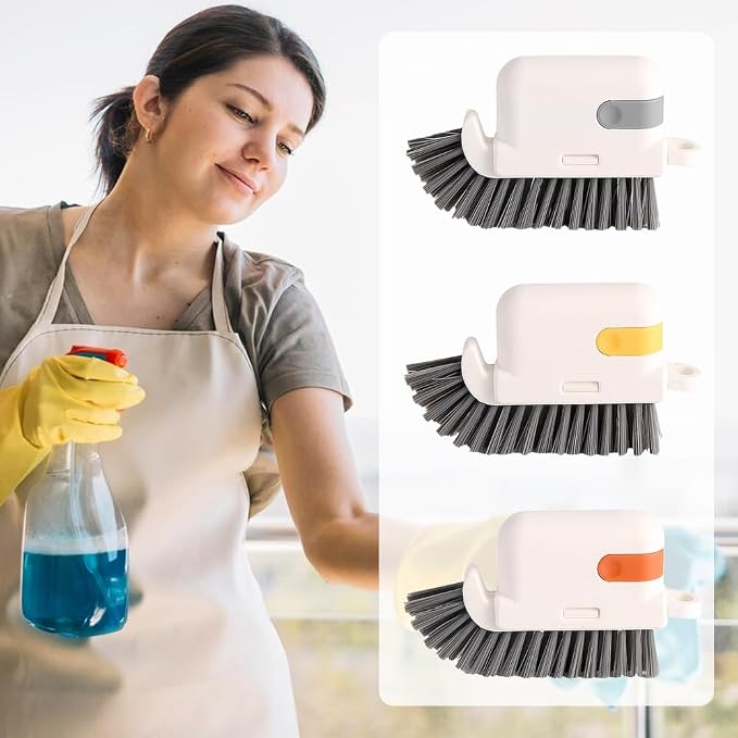 Window Cleaning Brush, 3-in-1 2025 New Magic Window Groove Cleaning Brush Set - Image 7