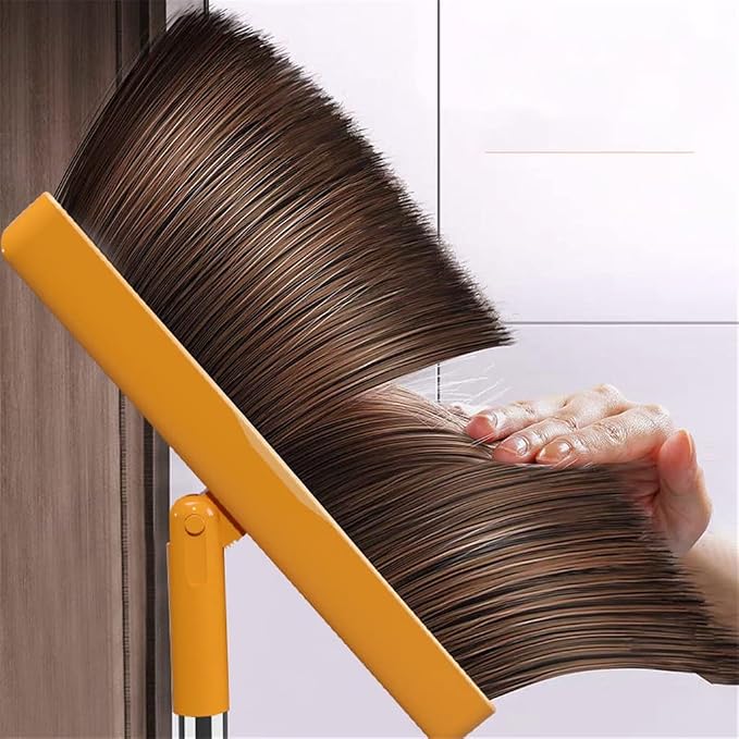 Household Broom Folding Dustpan Floor Squeegee Brush Hair Dust Home Cleaning - Image 4