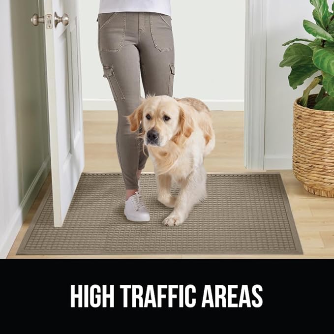 GORILLA GRIP Front Door Mat, Indoor Outdoor Ultra Absorbent HydroAbsorb Doormat - Image 6