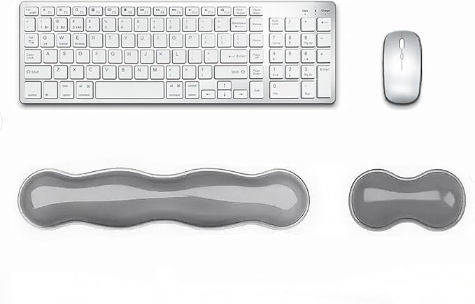 Wrist Rest for Keyboard and Mouse, Ergonomic Gel Keyboard Wrist Rest for by Unknown