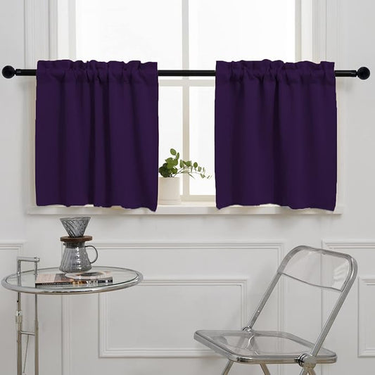 Pickluc Rod Pocket Tier Curtain by PICKLUC