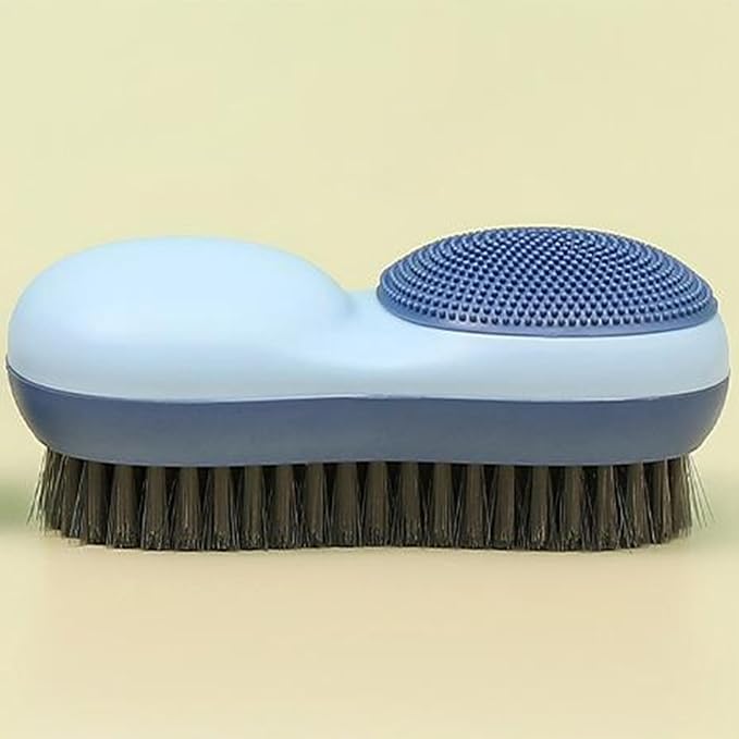 Two-Sided Laundry Stain Remover Brush, Soft Bristle by Unknown