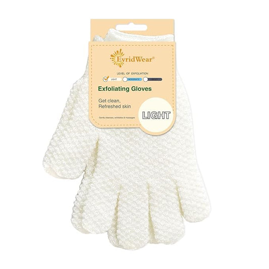 Evridwear Exfoliating Dual Texture Bath Gloves by Evridwear