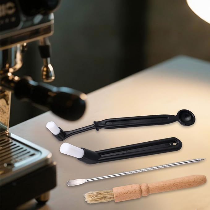 4pcs Coffee Machine Cleaning Brush, Professional Espresso Cleaning Brush Wooden - Image 7