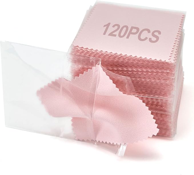 PINGMIC 120PCS Jewelry Cleaning Cloth, Professional Polishing Cloth by PINGMIC