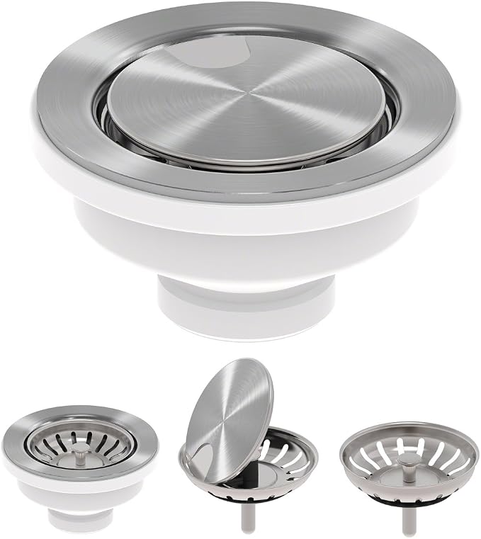 KRAUS Stainless Steel Versi Drain Assembly by KRAUS