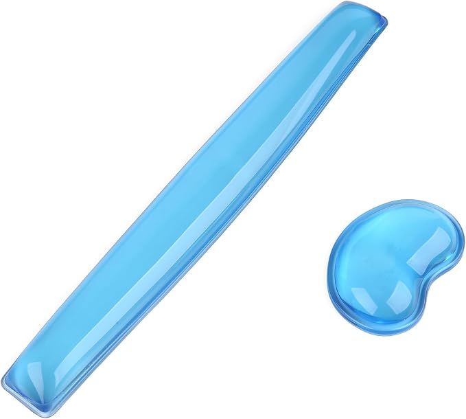 Gel Keyboard & Mouse Wrist Rest Set by ABRONDA