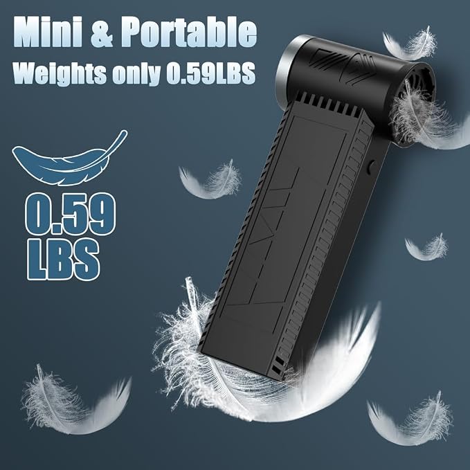 Cordless Electric Air Duster: 120, 000 RPM High-Speed 4-Speed Adjustable Blower - Image 9