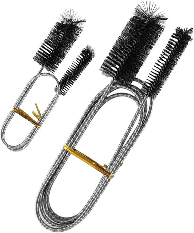 Flexible Long Drain Brush Set, Stainless Steel Tube Cleaning Brushes by Unknown