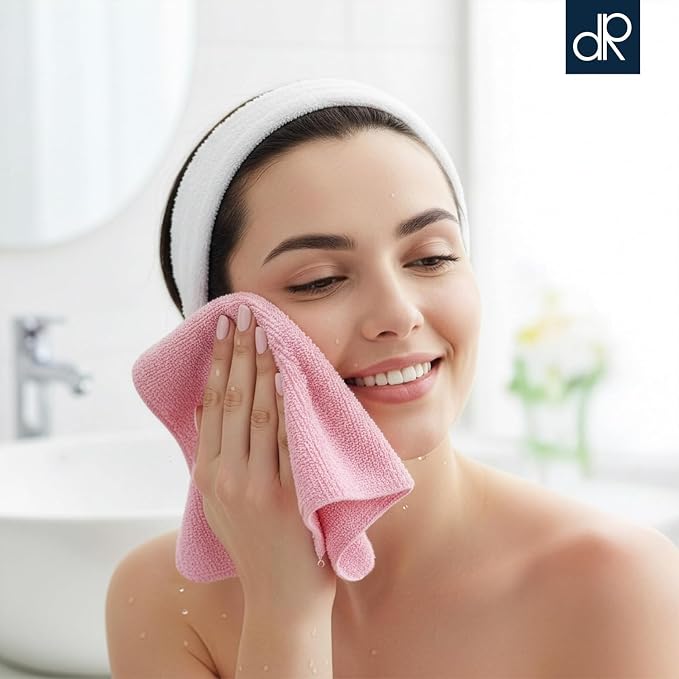 DecorRack 20 Pack 100% Cotton Wash Cloth, Luxurious Soft, 12 x 12 inch Ultra - Image 2