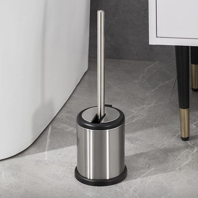 Casaphoria Stainless Steel Toilet Bowl Brush and Holder set - Image 7