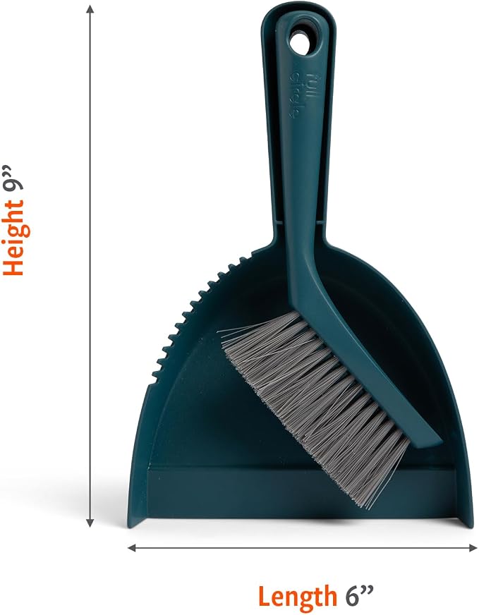 Full Circle Clean Ocean Dustpan and Brush Set - Image 3