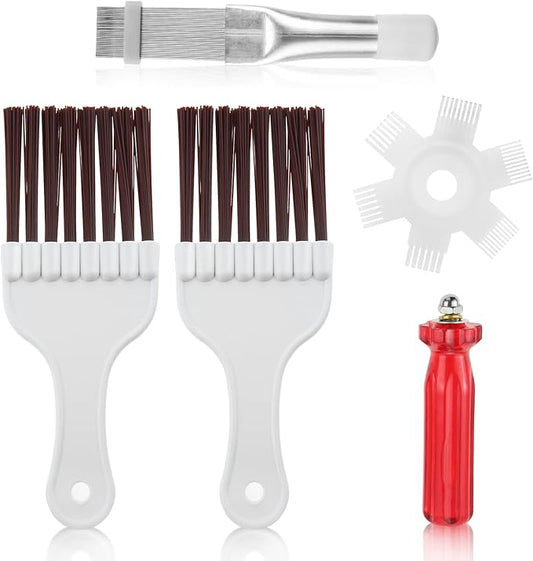4 Pcs Air Conditioner Condenser Fin Cleaning Brush, Coil Condenser Brush AC Fin by HZ-MONSTAR