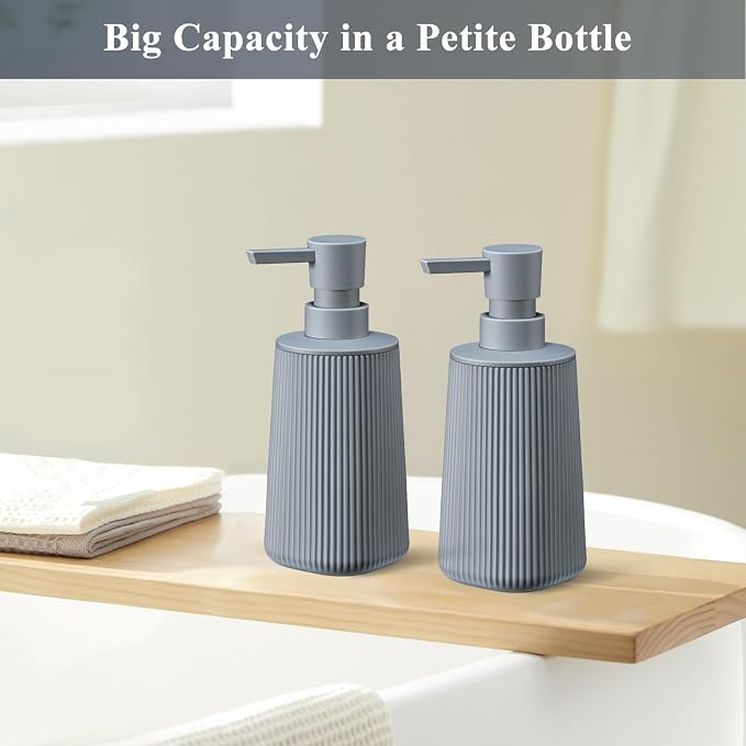 Gray 2 Pack Hand Soap Dispensers - Image 3