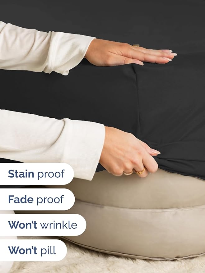 Extra Deep Twin Fitted Sheet - Hotel Luxury Single Fitted Sheet Only - Easily Fits 18 inch to 24 inch Mattress - Ultra Soft, Wrinkle Free w/Extra Deep Pockets - Easy-Care, Breathable & Comfy - Black