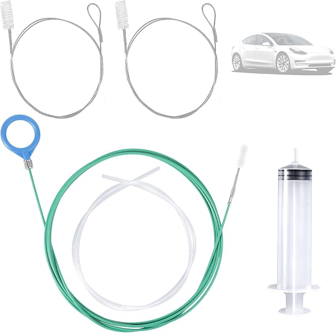 BOXOB 5pcs Sunroof Drain Cleaning Tool, 300cm/118in Flexible Long Pipe Cleaner by BOXOB