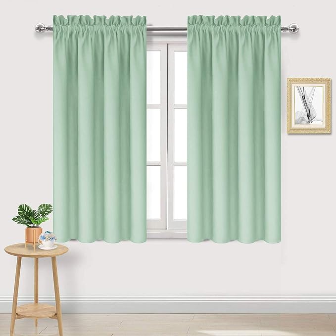 DWCN Blackout Curtains Room Darkening Thermal Insulated Bedroom Curtains Window by DWCN