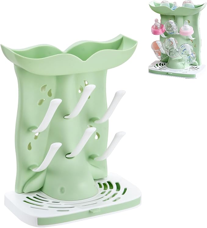 PandaEar Baby Bottle Drying Rack, Countertop Vertical Rack Detachable Travel by PandaEar