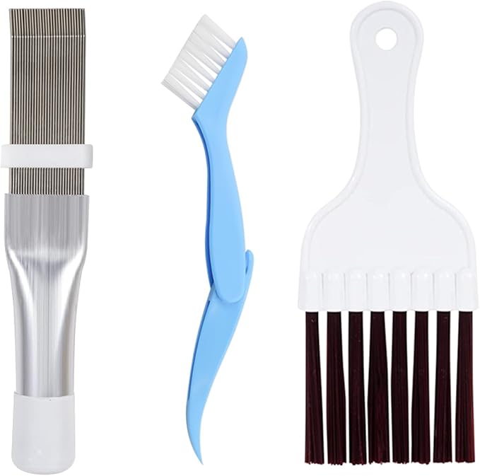 3 Pcs Air Conditioner Condenser Fin Comb Cleaner Kit, Ac Coil Cleaner Brush by SUREPHON