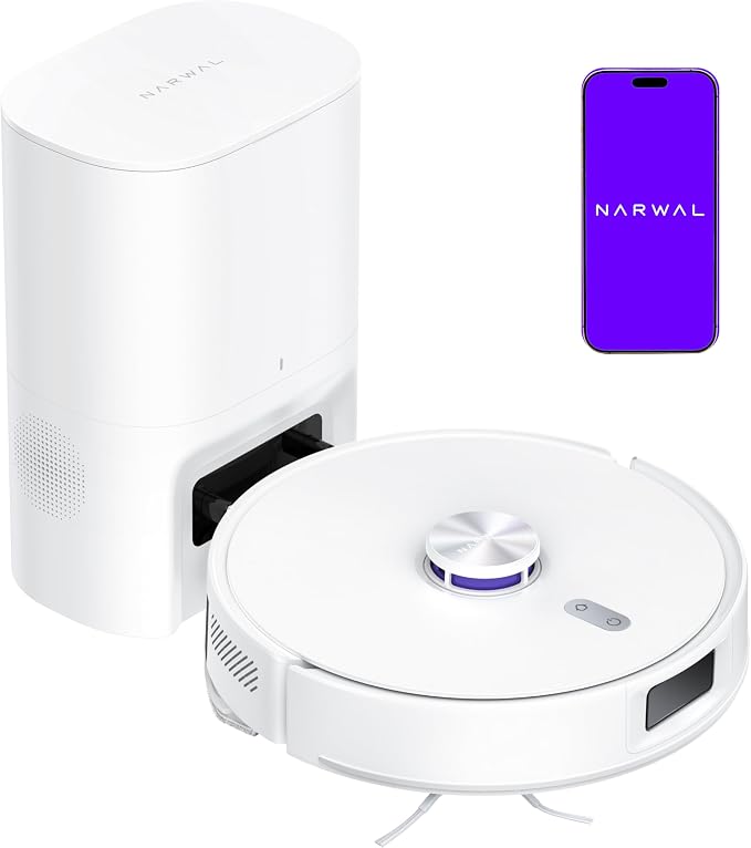 NARWAL Freo S Robot Vacuum and Mop Combo, 8000Pa Suction, 180 Days Hands Free by Narwal