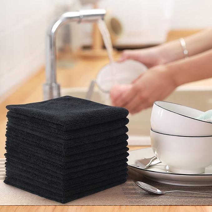 SINLAND Microfiber Cleaning Cloth Absorbent Dish Cloth Kitchen No Streak Dish - Image 6