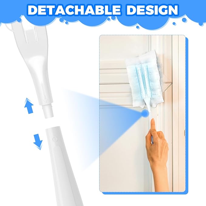 5PCS Duster Refills Folding Handles Set Compatible - Image 4