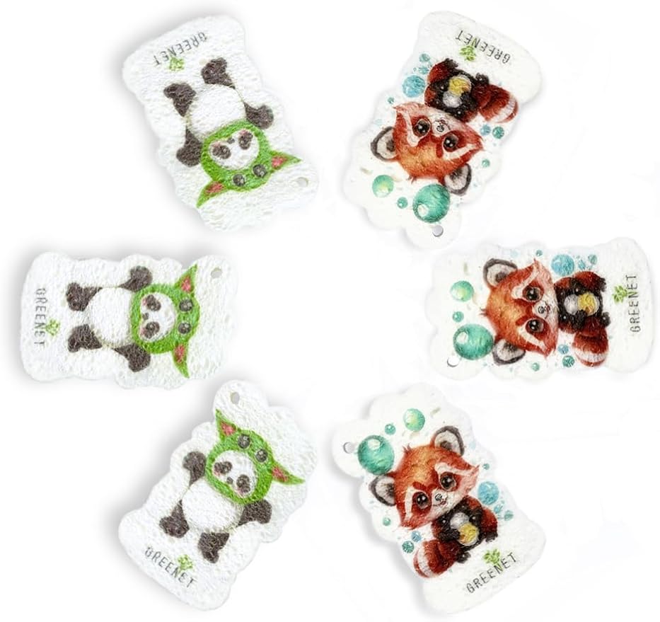 Eco-Friendly Compressed Cellulose Pop-Up Sponges, Expandable Cartoon Design – - Image 2