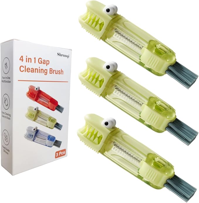4-in-1 Bottle Cleaning Brush Set, Home Kitchen Crevice Cleaning Tools by Shrunqi