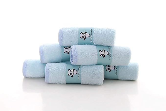 HIPHOP PANDA Baby Washcloths, Rayon Made from Bamboo - Image 3