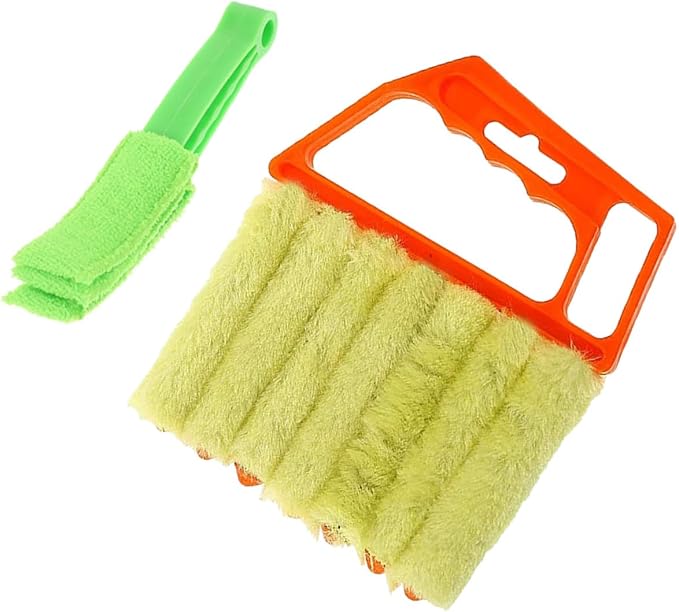 VALICLUD Window Shutter Brush Set 2pcs Handheld 7-Finger and 3-Finger Blinds by VALICLUD