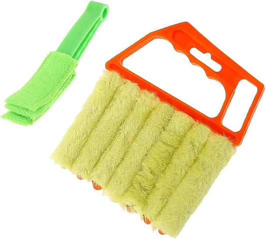 VALICLUD Window Shutter Brush Set 2pcs Handheld 7-Finger and 3-Finger Blinds by VALICLUD