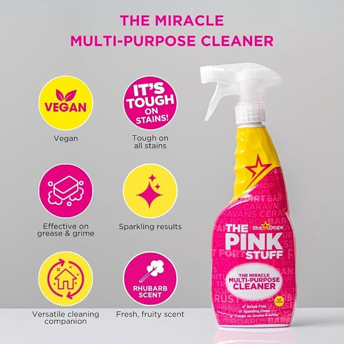 The Pink Stuff Miracle Multi-Purpose Cleaner â€“ Removes Grease, and Stains on - Image 11