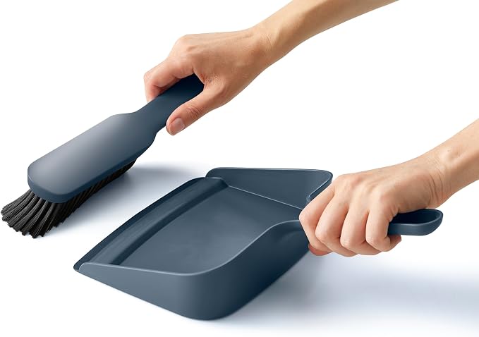 Joseph Joseph CleanStore Wall-Mounted Indoor Dustpan & Brush Set - Image 2