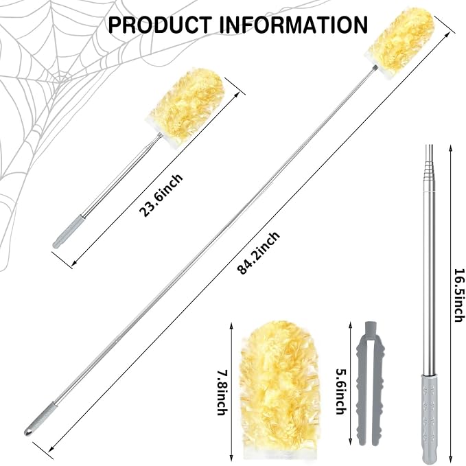 Duster Refills, Static Dust Removal Brush Disposable Replacement Head Compatible - Image 2