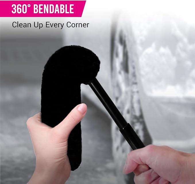 H.O.W 4pcs Car Wheel Rim Tire Brushes - Image 4